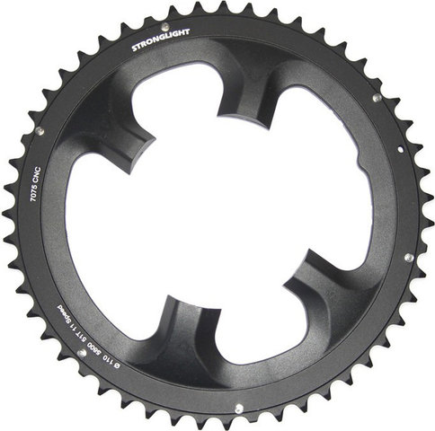 Stronglight Plato Shimano 105 FC-5800 11 vel., 4 brazos, círculo agujeros 110 mm - negro/50 