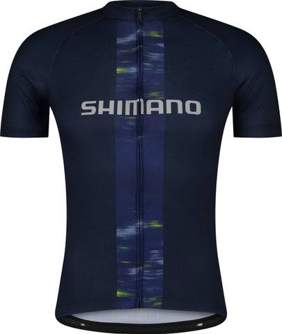 Shimano Maillot S/S Logo - blue-navy/M