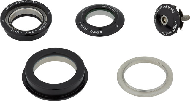 Chris King Juego de dirección InSet i2 ZS44/28,6 - ZS56/40 GripLock - black/1 1/8" - 1,5" tapered/ZS44/28,6 - ZS56/40