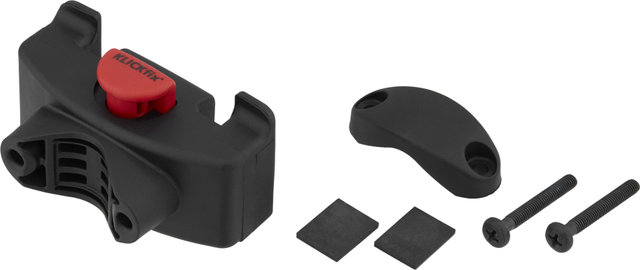 Rixen & Kaul Adaptador de manillar KLICKfix Caddy - negro-rojo