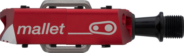 crankbrothers Mallet DH Klickpedale - red