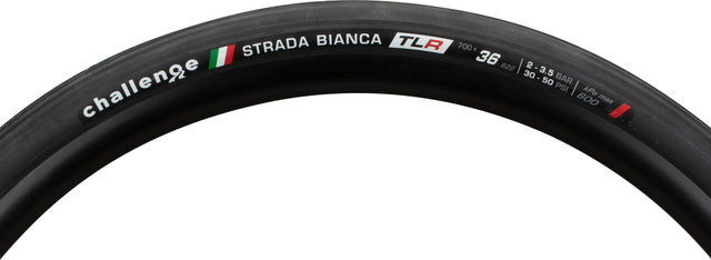 Challenge Cubierta plegable Strada Bianca Race TLR 28" - negro/28 /36 /36-622