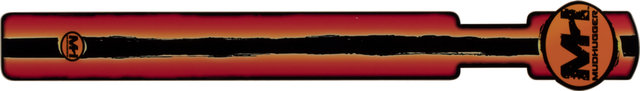 Mudhugger Shorty Mudguard Decal - red/universal