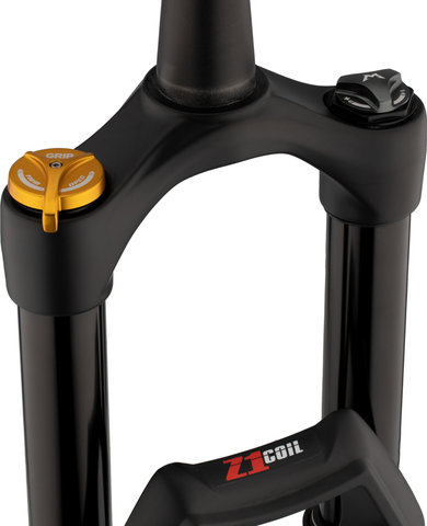 Marzocchi Fourche à Suspension Bomber Z1 Coil 29" Boost - matte black/Axe Traversant 15 mm/160 /44 /1 1/8" - 1,5" tapered/110 mm/29"/110 mm/110 mm