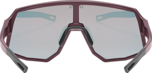 uvex Sequence CV Glasses - burgundy matt | mirror red