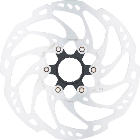 Shimano SM-RT70 Center Lock Brake Rotor for SLX w/ Internal Teeth - silver/203 mm