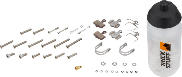 Trickstuff Piccola Carbon f+r set disc brake flatmount / postmount - silver-silver/Set/left/right (side-specific)