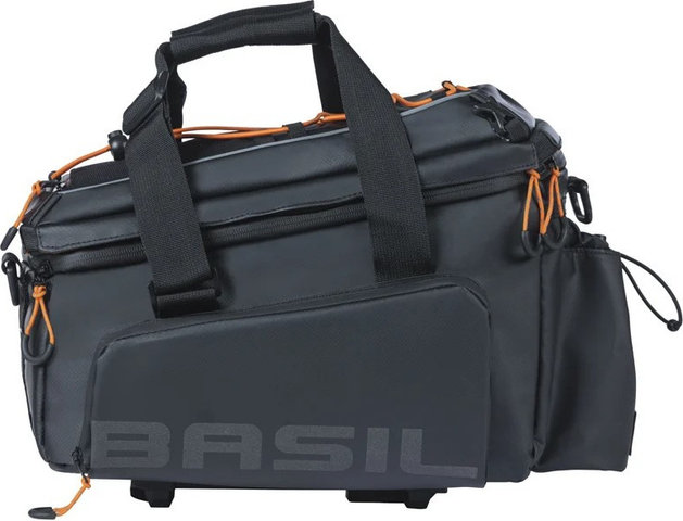 Basil Trunk Bag Miles XL Pro MIK - black-orange gloss/36 l