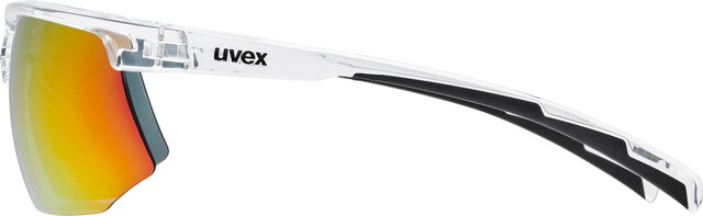 uvex Lunettes de sport Aerios - clear | mirror red