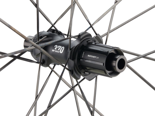 DT Swiss C 1800 SPLINE 23 Disc Center Lock 28" Wheelset - black/142 mm/100 mm/28"/Shimano Road/100 mm/Shimano Road/100 mm/142 mm