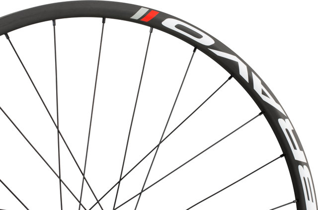 NoTubes Juego de ruedas ZTR Bravo Team Disc 6 agujeros 27,5" Carbon - black-white/142 mm/100 mm/27,5" (650B)/100 mm/Shimano MTB/100 mm/142 mm/Non Boost/Non Boost/Shimano MTB