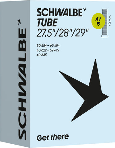 Schwalbe Chambre à air 19 pour 27,5" / 28" - universal | Valve Schrader (AV) | 40 mm