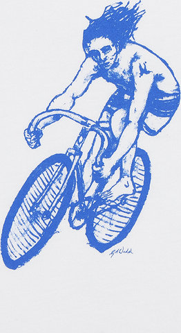 Cinelli Camiseta Gerry Wedd Ciclista Surfista - white/M