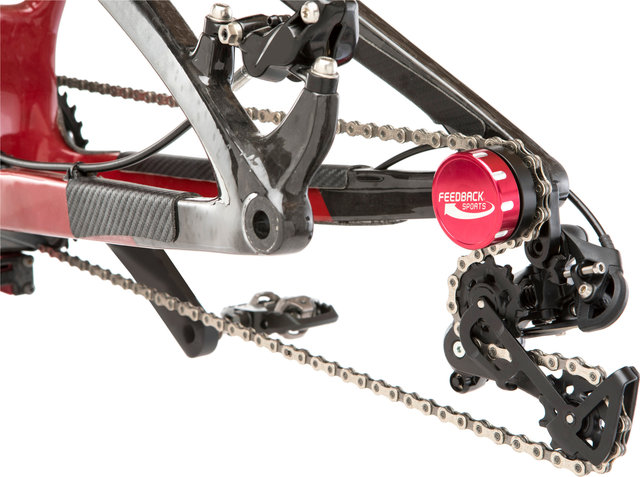 Feedback Sports Soporte de cadena Chain Keeper - rojo / negro