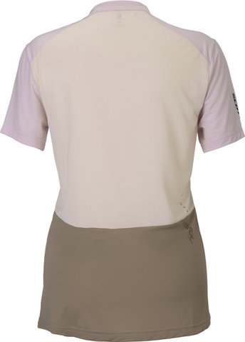 Scott Maillot femme Vertic Zip S/S - bliss pink-cotton white | XS