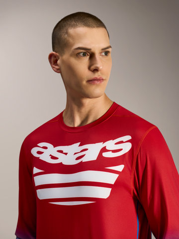 alpinestars A-Dura Astars 2.0 L/S Trikot - red-bright blue | S
