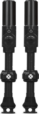 Muc-Off Tubeless Valves Big Bore Hybrid - black/Schrader Valve (AV)/45 mm