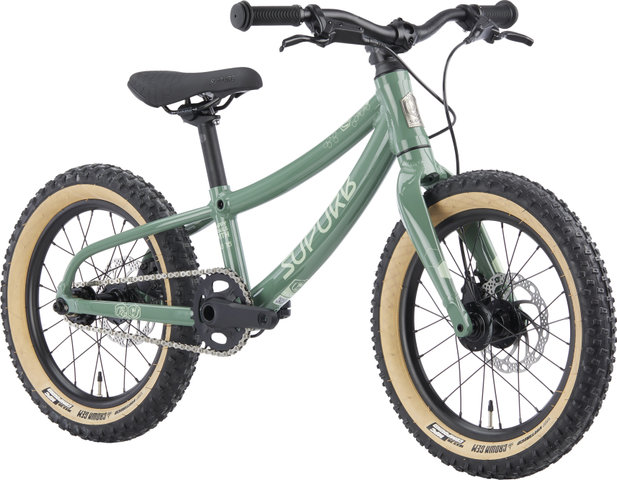 SUPURB BO16 16" Kinderfahrrad - gecko green/16"