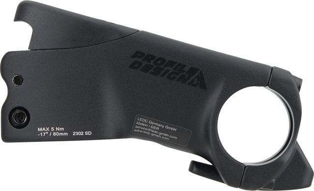 Profile Design Tri 31.8 Stem - black/-18°/80 mm