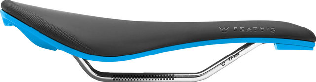 Peaty's Monarch Ti Saddle - turquoise blue | 260 mm | 145 mm