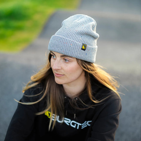 Burgtec Smuggler's Beanie Hat - pewter speckle/one size