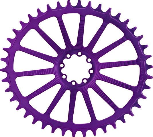 Garbaruk Oval Chainring AXS Road/CX SRAM Direct Mount 8-Hole Single Speed - violet/42 