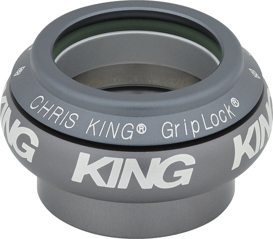 Chris King Jeu de Direction NoThreadSet EC34/28,6 - EC44/40 GripLock - matte slate/EC34/28,6 - EC44/40