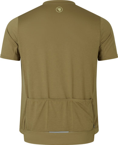 Endura Loop S/S Zipped Trikot - tweed green/M