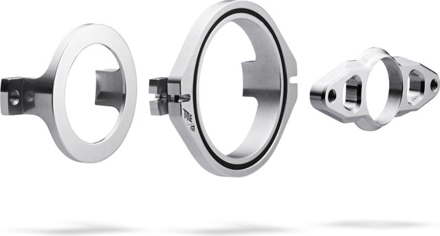 Title MTB Sistema de freno G1 Gyro con rotor - chrome/large/Rueda trasera