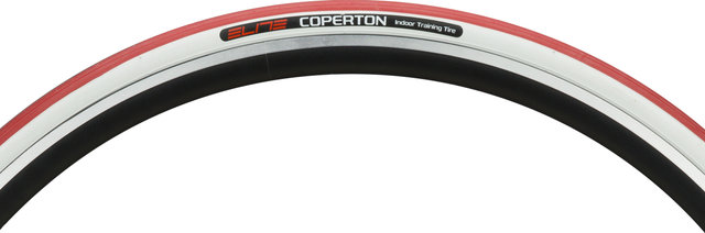 Elite Coperton Reifen für Rollentrainer - rot / weiß/28 "/25 mm/25-622