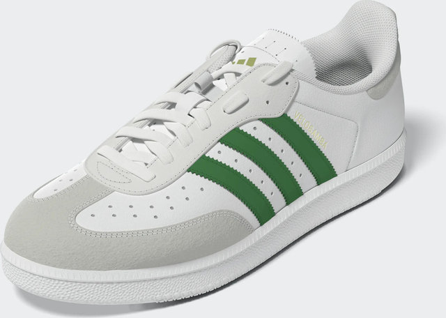 adidas Cycling Chaussures de cyclisme Velosamba Leather - ftwwht green thechr | 43 1/3
