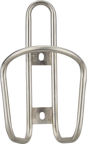 King Cage Flat Top Titan Flaschenhalter - silber