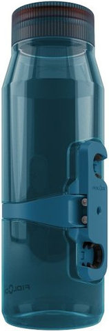 FIDLOCK TWIST Life Trinkflasche 700 ml mit Bike Base Haltesystem - transparent-blau | 700 ml