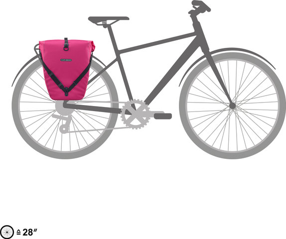 ORTLIEB Sacoche de Vélo Back-Roller Cyber - cyber pink | 20000 