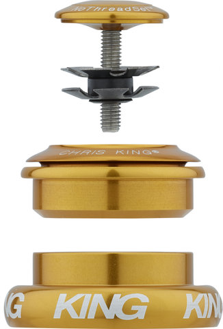 Chris King InSet i7 ZS44/28,6 - EC44/40 Mixed Tapered GripLock Steuersatz - gold/1 1/8"/ZS44/28,6 - EC44/40
