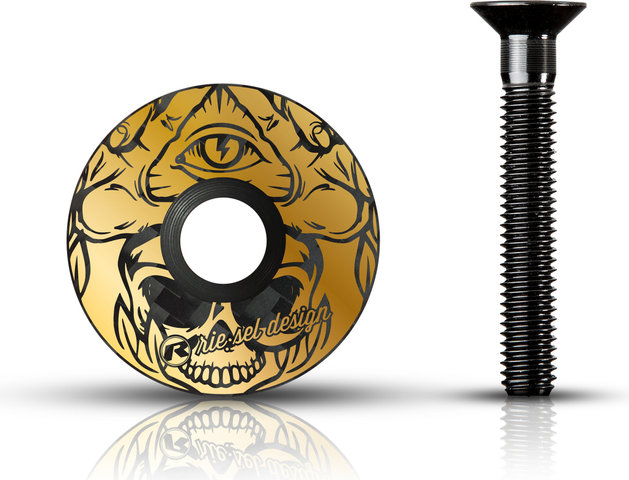 rie:sel design stem:cap Top Cap 1 1/8" - illuminati