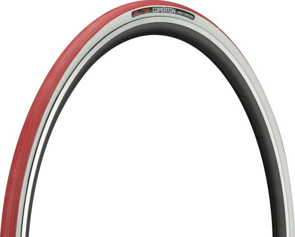 Elite Coperton Reifen für Rollentrainer - rot / weiß/28 "/25 mm/25-622