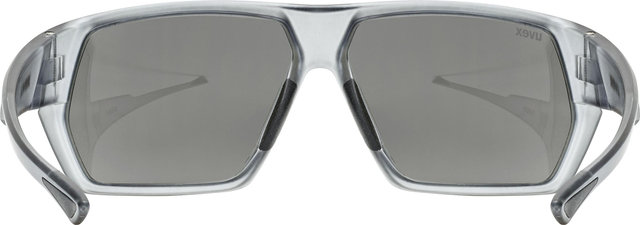 uvex sportstyle 238 sports glasses - smoke matt/mirror silver