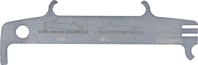 3min19sec Kettenverschleißlehre 2.0 - silver