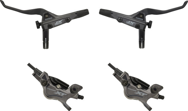 Shimano XT BR-M8120+ BL-T8100 Disc Brake Set J-Kit - black/Set/left/right (side-specific)