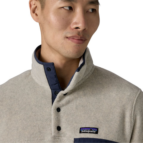 Patagonia Suéter Lightweight Synchilla Snap-T Fleece - pelican-smolder blue/L