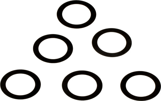 tune Passscheibe für Naben mit 17 mm Achse - silber/0,1 mm