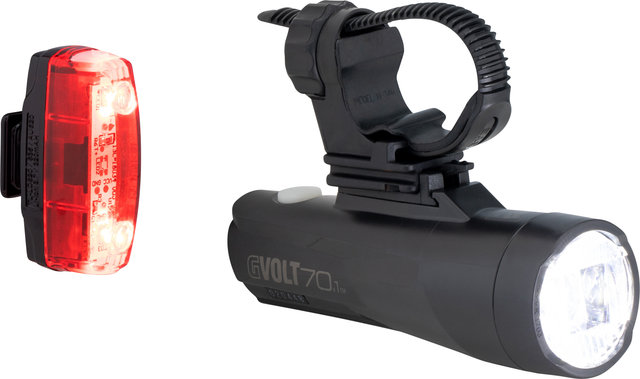 CATEYE GVolt 70.1 + Rapid Micro G Lighting Set - StVZO Approved - black