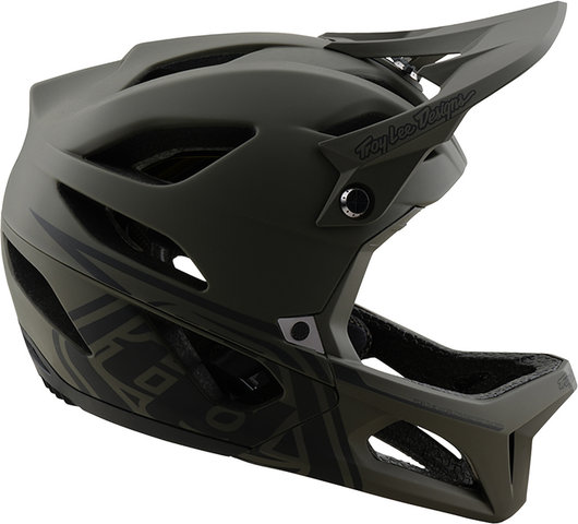 Troy Lee Designs Stage Fullface Helm - stealth caper/57 - 59 cm