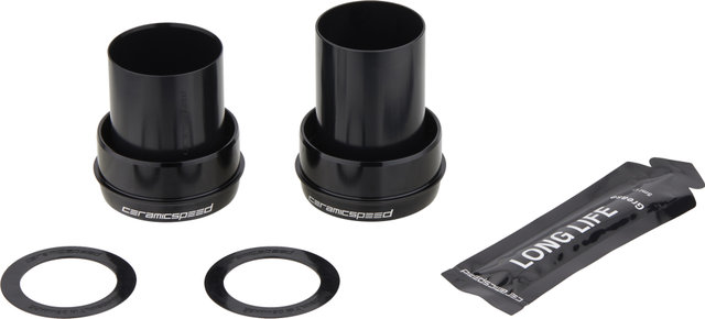 CeramicSpeed Eje de Pedalier Alpha PF30 30 mm Gravel - black/Press Fit PF30