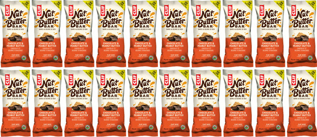 CLIF Bar Nut Butter Bar Riegel - 20 Stück - chocolate & peanut butter