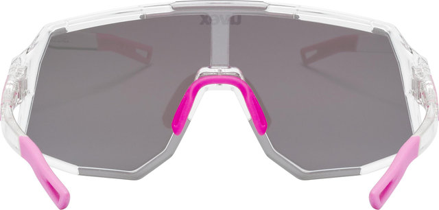 uvex sequenze Brille - clear | mirror pink