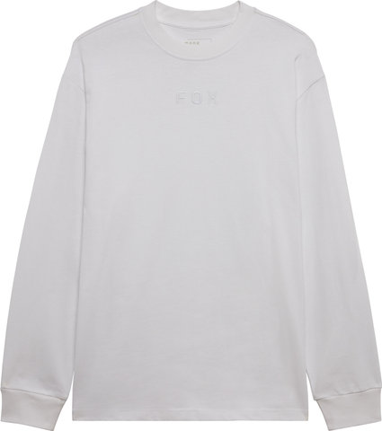 Fox Head Wordmark Oversized L/S Tee Longsleeve T-Shirt - optic white/S
