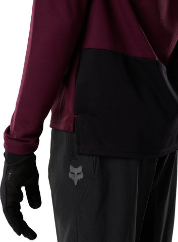Fox Head Youth Ranger L/S Jersey - dark maroon | S