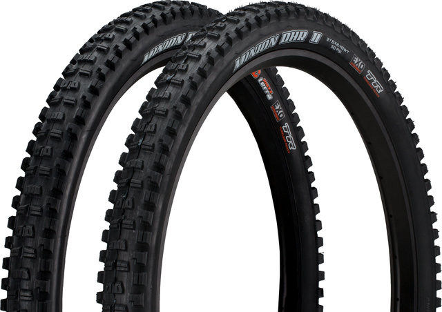 Maxxis Minion DHR II 3C MaxxTerra EXO/Dual WT 27.5" Folding Tyre Set - black/27.5 /61 mm/61-584/2.4 